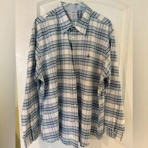Brooks Brothers Blue/White Plaid Shirt